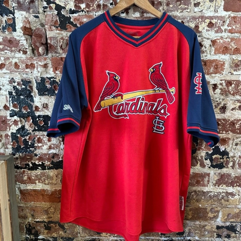 Stitches MLB Genuine Merch. St. Louis Cardinals Pullover Jersey Size XL Stitched